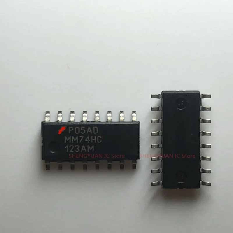 5 шт./лот MM74HC123AMX MM74HC123AM SOP-16 MM74HC123 двойной перезапущенный моностабильный
