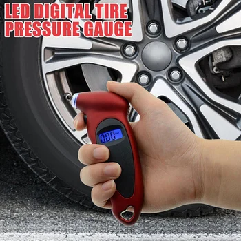 

Car LCD Tire Tyre Digital Air Pressure Gauge Tester Meter Tool for Auto NJ88
