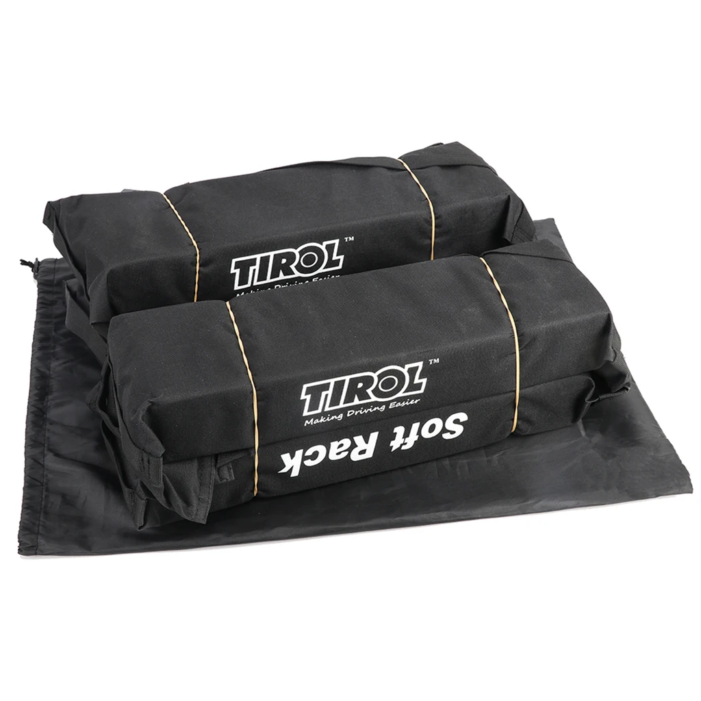 2 Pieces Universal Foldable Car Roof Racks Top Luggage Carrier