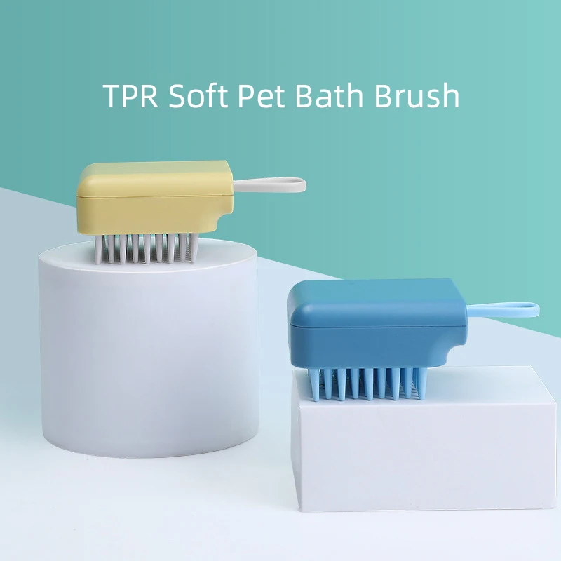 Soft Rubber Dog Brush Comb Cat Bath Brush Rubber Glove Hair Fur