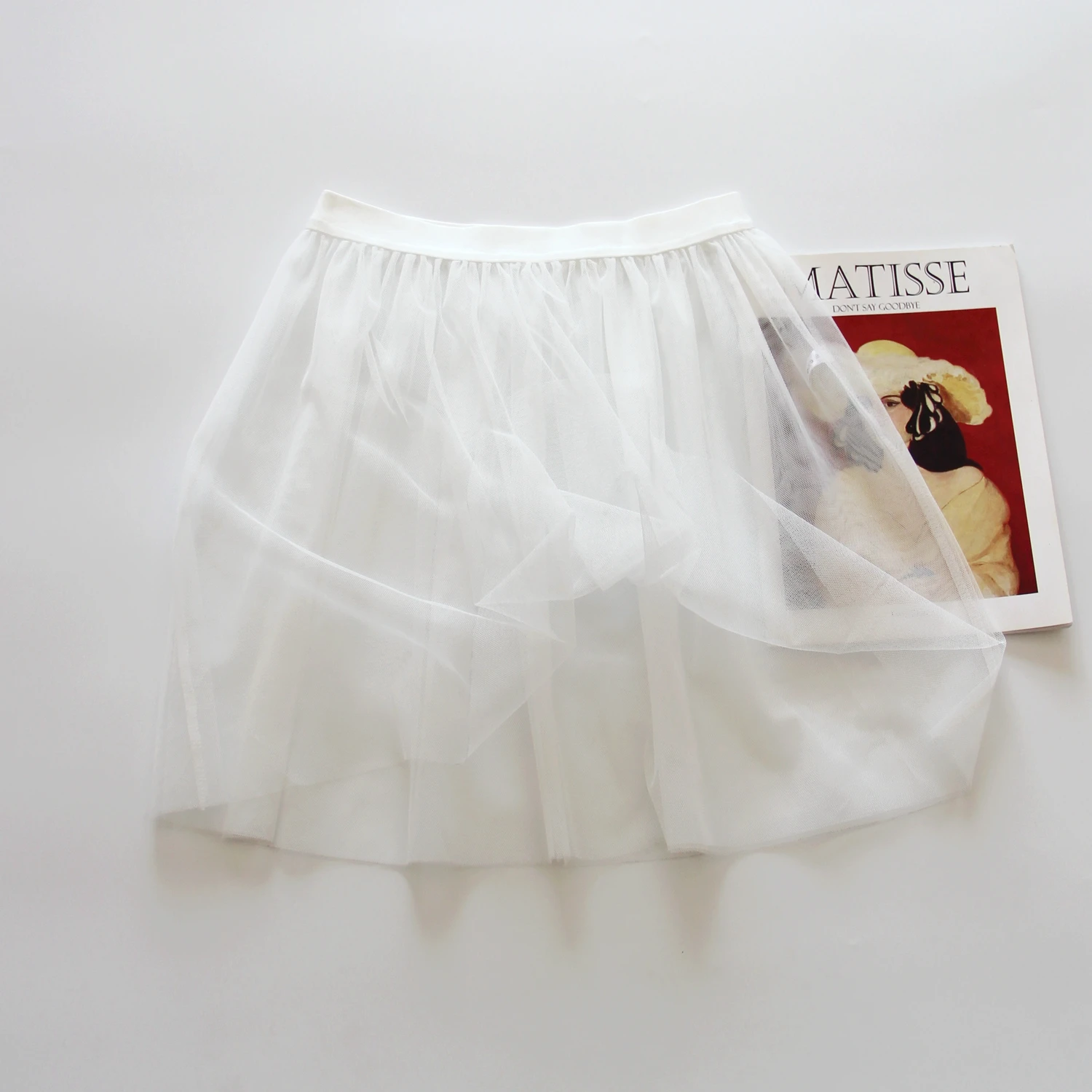 Tanie Krótka siatkowa spódnica przezroczysta halka pokrywa krocza krótka spódniczka warstwowa sklep