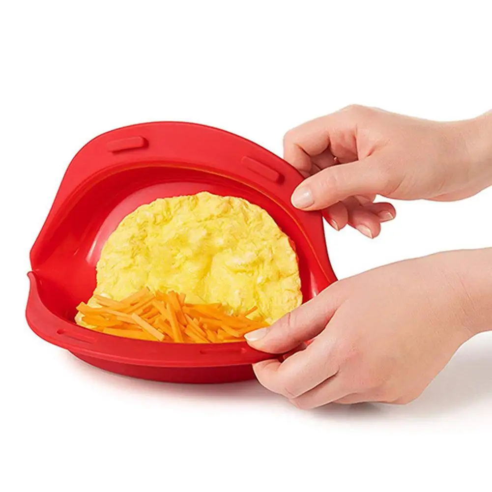 Egg Roll Maker Microwave Oven Silicone Omelette Mold Tool Egg Poacher Poaching Baking Tray Cooker Kitchen Cooking Accessories egg poacher,silicone egg poacher,silicone baking mold