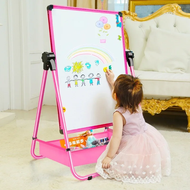 

Young STUDENT'S Double-Sided CHILDREN'S Drawing Board Easel Children WordPad GIRL'S Braced Household Blackboard Hanging Teaching