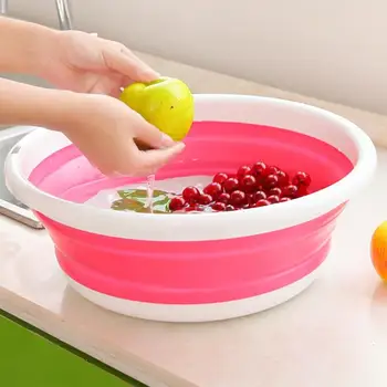 

Creative Collapsible Water Basin Portable Travel Basin Outdoor Folding Basin Y9S4