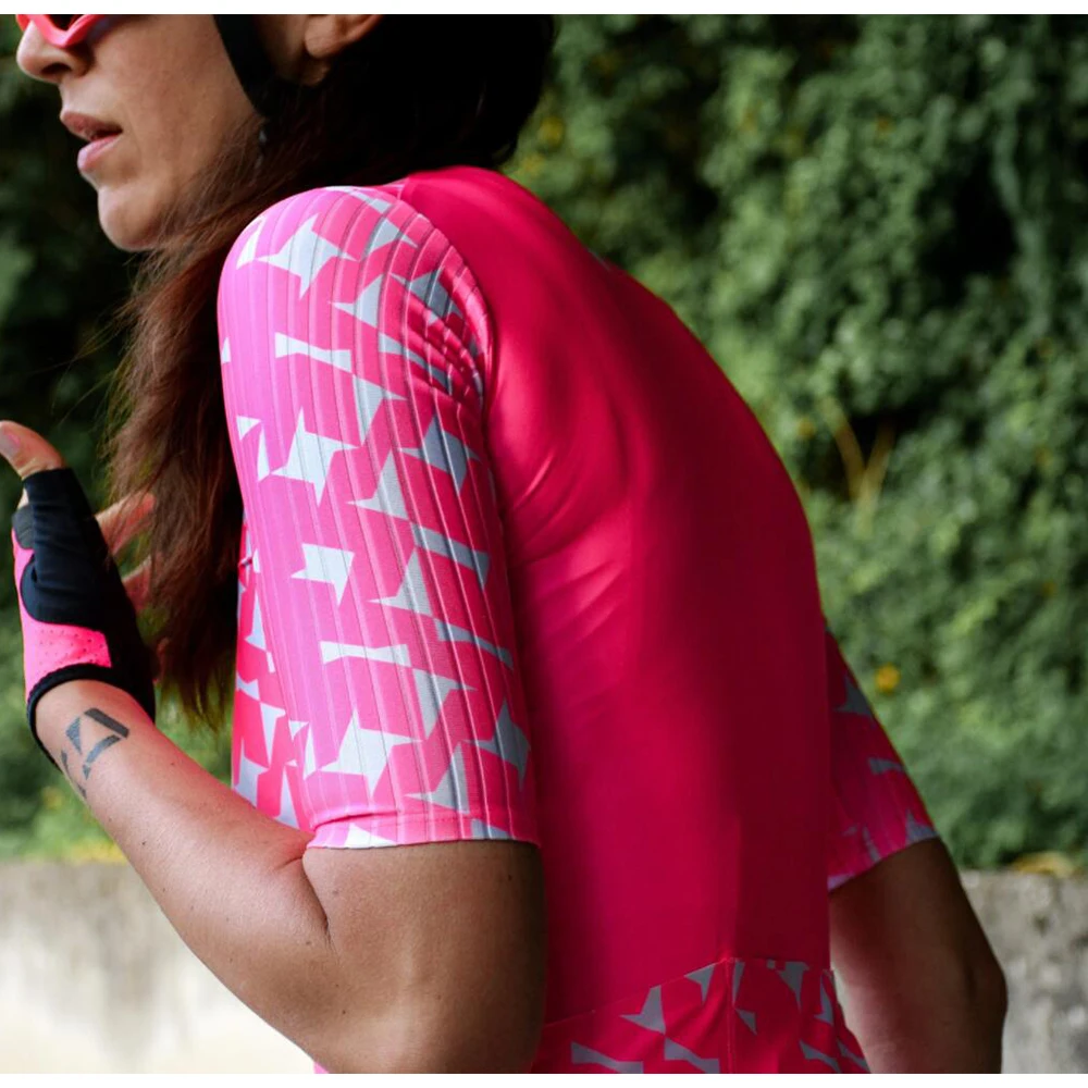 TICCC Women Summer Cycling Jersey Mountain Bicycle Wear MTB Road Racing Cycling Tops Short Sleeve Bike Shirts Maillot Ciclismo