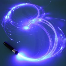 Fouet à câble en Fiber optique led pmma, gants lumineux, multicolore, jouet Rave, lampe de poche, bâton de danse, Festival