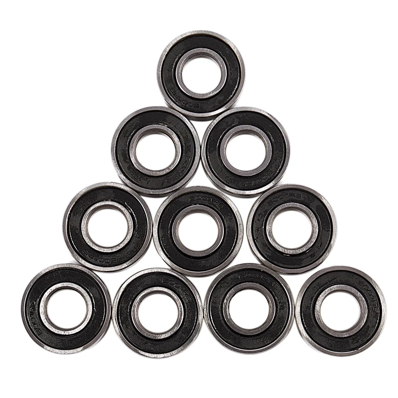 

Promotion! 6001RS Deep Groove Ball Bearing 28 x 12 x 8 mm 10 Pieces, Silver & Black