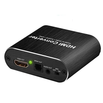 

HDMI audio splitter extractor 4K 60hz HDMI To Audio Extractor 5.1 ARC audio Independent output stereo SPDIF signal HDMI Switch