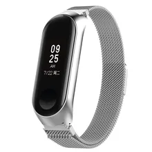 Металлический Смарт браслет из нержавеющей стали для Xiaomi Mi Band 4