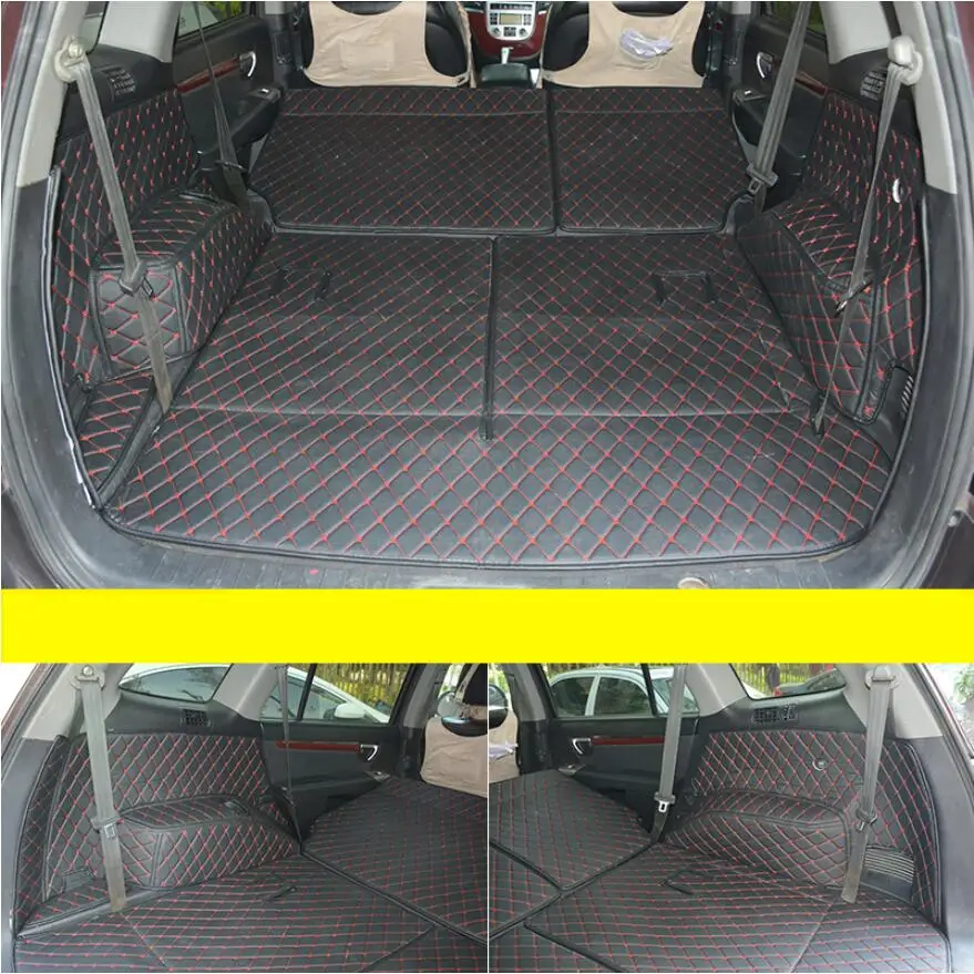 Для hyundai santa fe коврик для багажника автомобиля багажника 2006 2007 2008 2009 2010 2011 2012 Inokom для укладки ковров чемодан