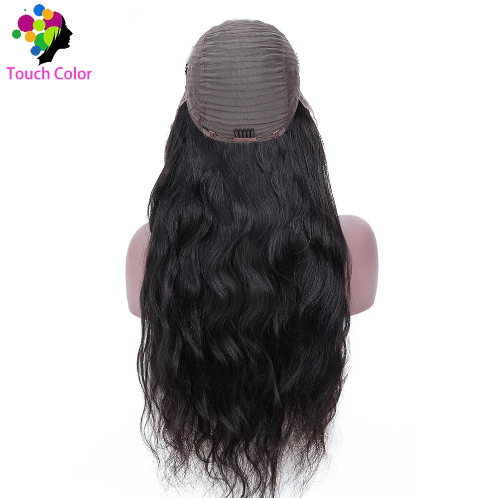Touch 13*4 объемные волнистые парики из натуральных волос на кружеве для черных женщин 8-30 дюймов предварительно выщипанные 150% плотность малайзийские парики на кружеве Remy