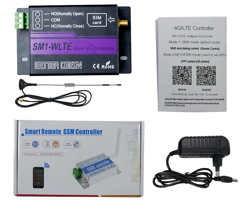 SM1-WLTE Smart Remote Control Switch Full Netcom 4G Network Mobile Phone APP Rem
