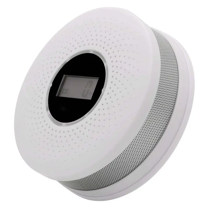 2 In 1 Smoke Carbon Monoxide Alarm CO Fire Detector Home Safety Light Sound Warning Sensor Smoke And Carbon Monoxide Alarm