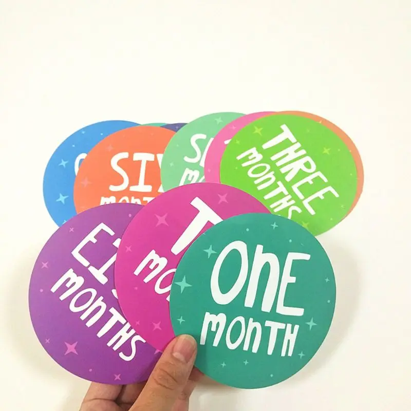 

Infants Monthly Growth Stickers Newborn Baby Photography Props