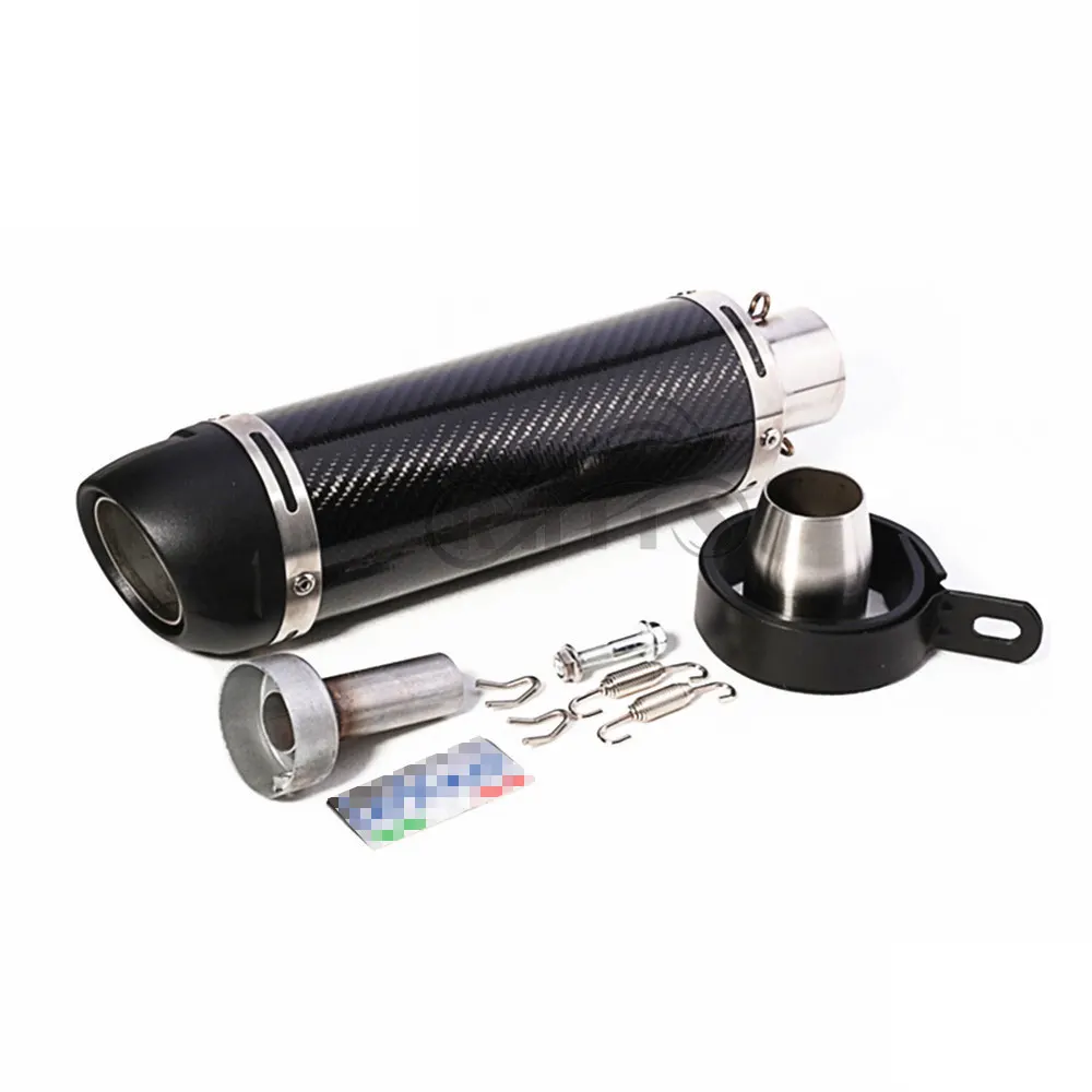 

Universal for leovince Motorcycle Exhaust Modified Scooter Leovince Exhaust Muffle Fit For Most Motorcycle ATV With Sticker