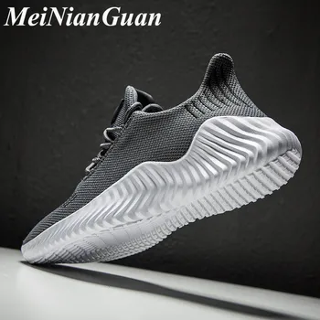 

Four Seasons Mens Shoes Sports Shoes Ultralight Sport Sneakers for Men Running Shoes Sports Flats Young Men's Running Shoes B3