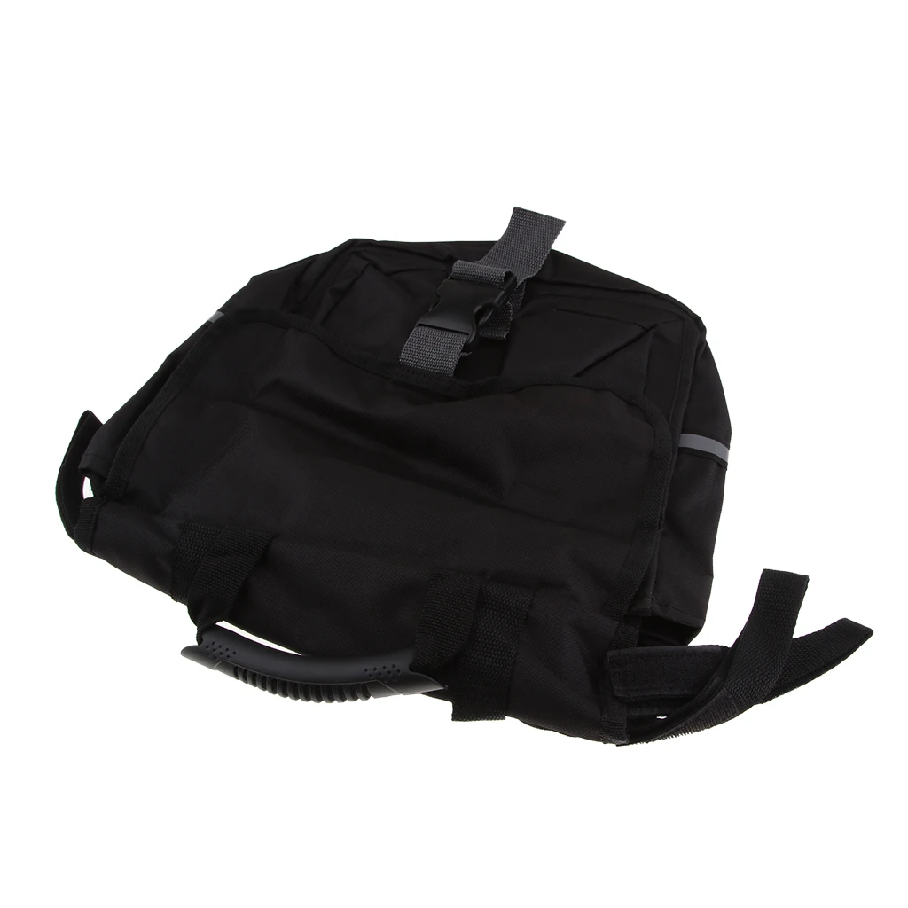 Snowmobile Scooter Motorcycle Bike Backseat Saddle Bag Side Bags Accessories Black
