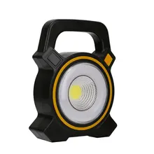 Handheld Solar Lawn lamp USB Rechargeable 10W COB LED Flashlight 2 modes Solar Emergency Work Inspection lamp