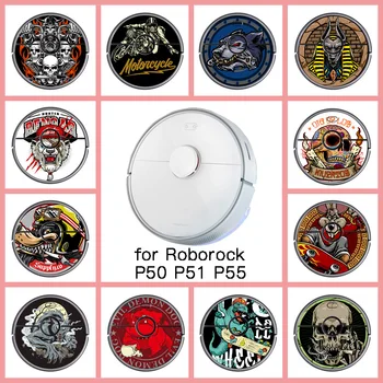 

Provide Customized Custom Vinyl Anime Sticker for Roborock P50 P51 P55 Robot Robotic Vacuum Cleaner Skin Spare Parts Accessories