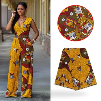 

Guaranteed Real pagne Wax Veritable Block Prints In Veritable Wax 100% Cotton African Original Wax Blue Nigerian Ankara Fabric