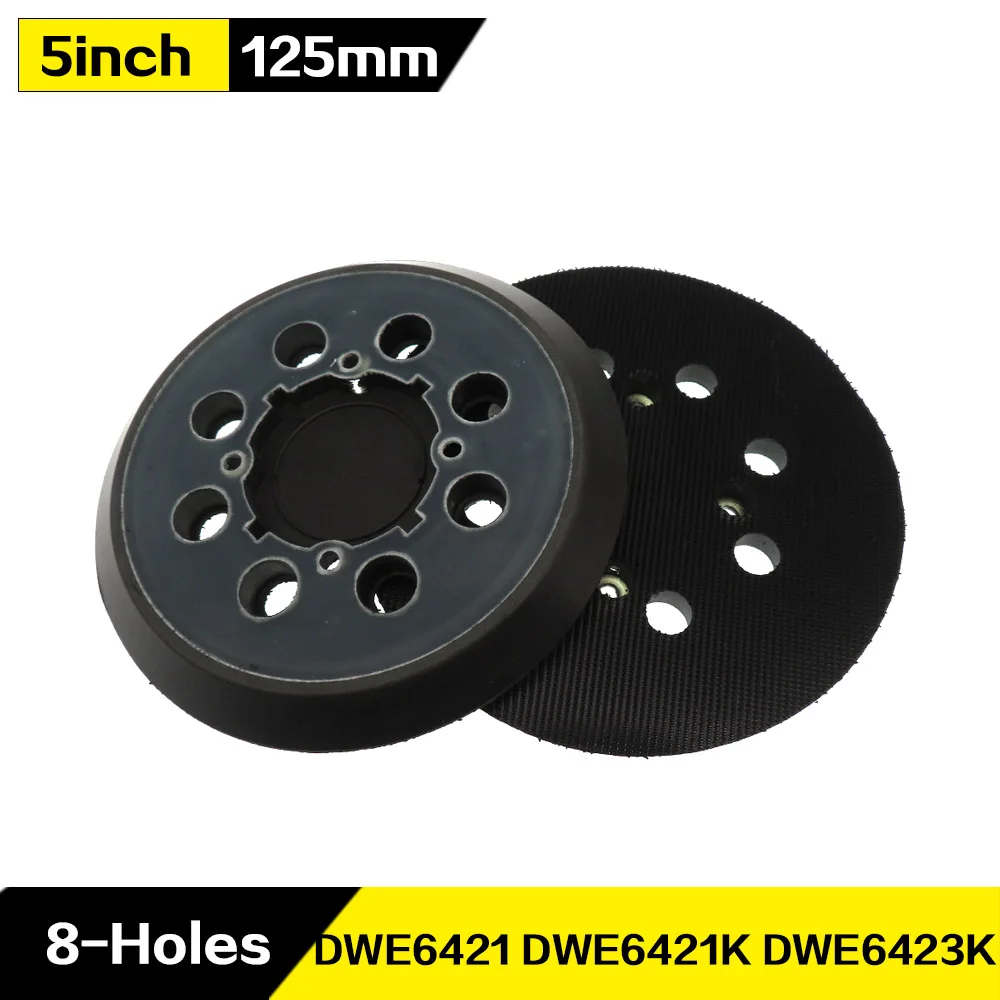 DWE6421 DWE6421K DWE64235 5/" 8 Holes Sanding Pad Assemblies for Dewalt Type1