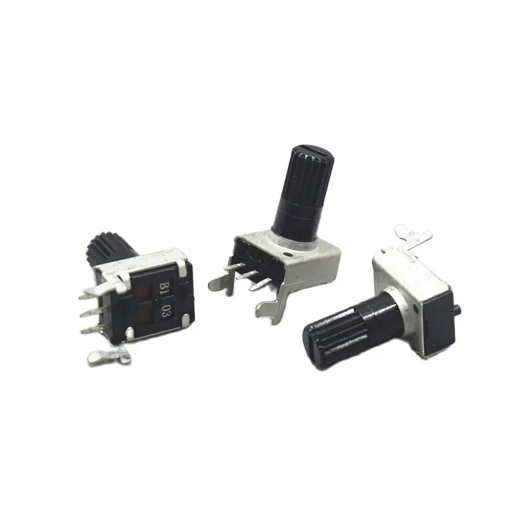 Foot Potentiometer Connectors Rv09 10k B103 Wh09 B10k 13mm Rv09b10k Plug Female Aliexpress