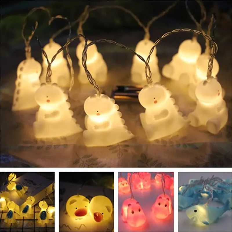 

Amazon Hot Selling 10 Lamp Animal Modeling Battery Lighting Chain Adorkable Children Room Small Night Lamp Manufacturers Wholesa