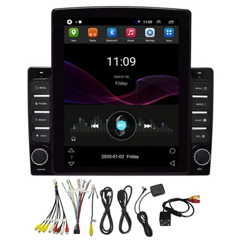 

1Din 9.7 Inch Double Knob Adjustable Car Radio Multimedia Player Android 8.1 Wifi Gps 2.5D Ips Car Mp5 Player