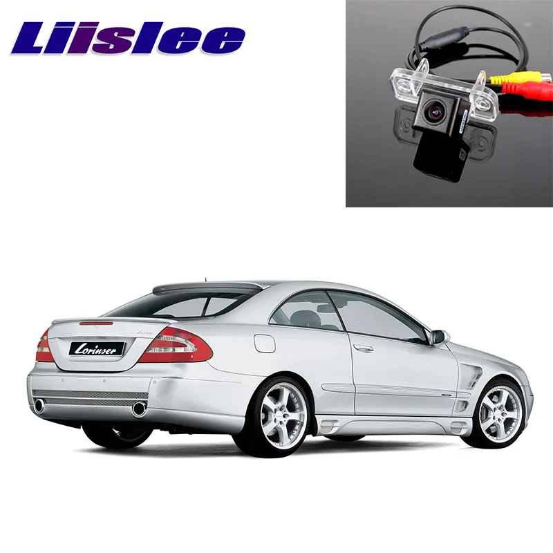 LiisLee Автомобильная камера заднего вида для Mercedes Benz CLK MB C209 W209 ночного видения HD Водонепроницаемая специальная камера заднего вида