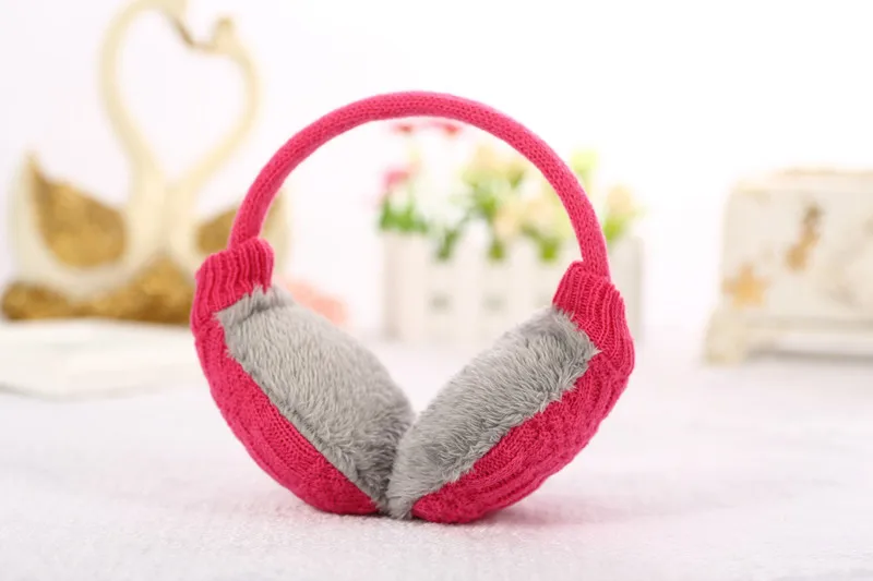 ear warmers Women Ladies girl sweet Plush Fluffy Warm fur earmuffs Earlap ear cover ear muffs orejeras Winter freeshipping - Цвет: 7