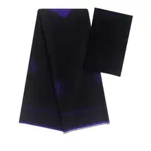 Мода 2+ 4 атласный шелк с шифоновой тканью мягкая африканская ткань для платья Анкара ткань Африканская восковая печать ткань нигерийская