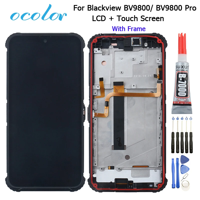 Ocolor для Blackview BV9800 Pro ЖК дисплей и кодирующий преобразователь сенсорного экрана в