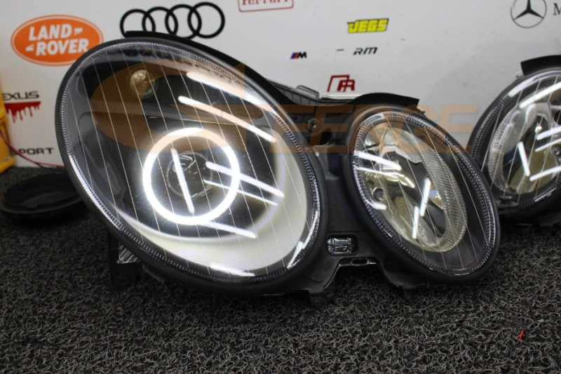 Ультра яркий SMD светодиодный светильник ангельские глазки halo rings для Mercedes Benz e class
