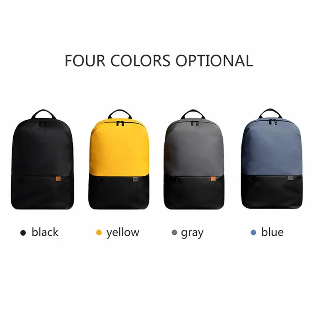 Price Original Xiaomi Simple Casual 20L Large Capacity Casual Sports Lightweight Waterproof Backpack Multi function Laptop Pack Bags
