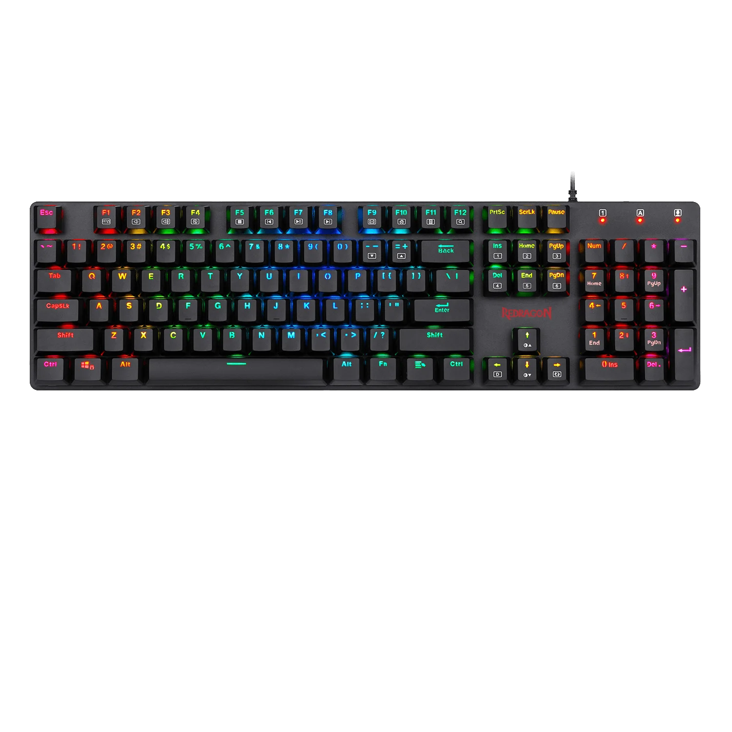 Redragon K589 RGB Ultra-thin Mechanical Gaming Keyboard 104 Keys