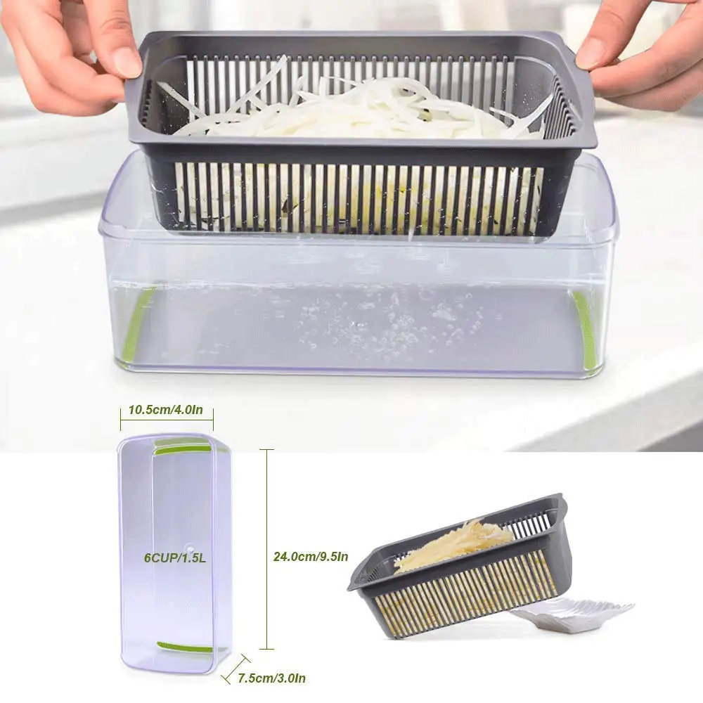Vegetable Slicer Vegetable Cutter Food Slicer Food Shredder Vegetable Cutter Shredders 8 In 1 Kitchen Gadgets