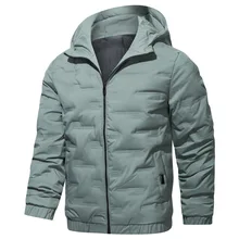 

Men's Down Jacket Winter Solid Color Padded Jacket Coat Warm Fashion Casual Down Coats Plus Size 5XL Outerwear Outdoor Male