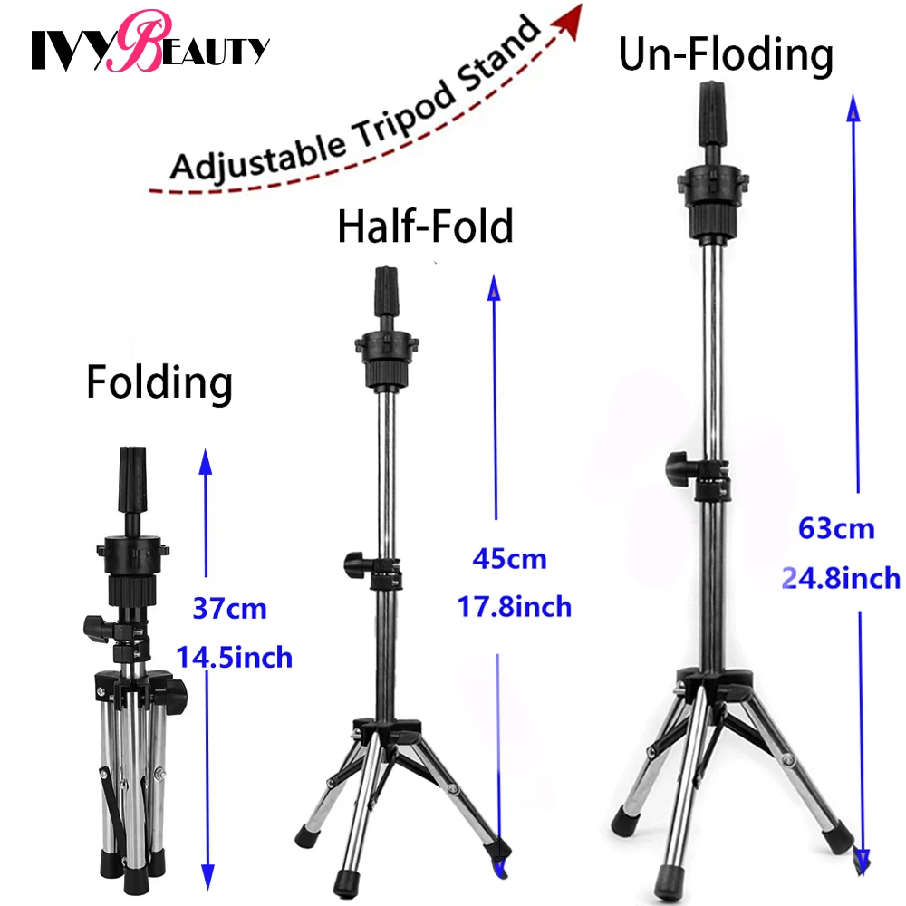 New Mannequin Head Stand Tripod Special Stand Multi-Functional Adjustable  Tripod Model Heads Beauty And Hairdressing Training - AliExpress