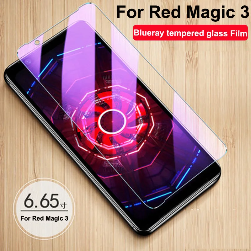 2 шт. 9H Blueray закаленное стекло для zte Nubia Red Magic 3s Защитная пленка для экрана красное волшебное 3 3 S 3 S защитное стекло