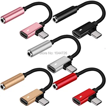 

USB 3.1 Type C Audio Charging Cable Type C To 3.5 Aux Jack Earphone Audio Cable Adapter Charger For Xiaomi Letv Samsung
