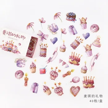 

1 Box Drawer Design Birthday Gifts Bullet Journal Stickers Hand Account Diary Decorative Sticker