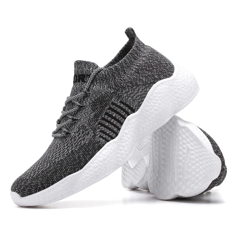 Preise 2020 männer Casual Schuhe Lace up Socke Turnschuhe Leichte Atmungsaktivem Freien Jogging Walking Turnschuhe Tenis
