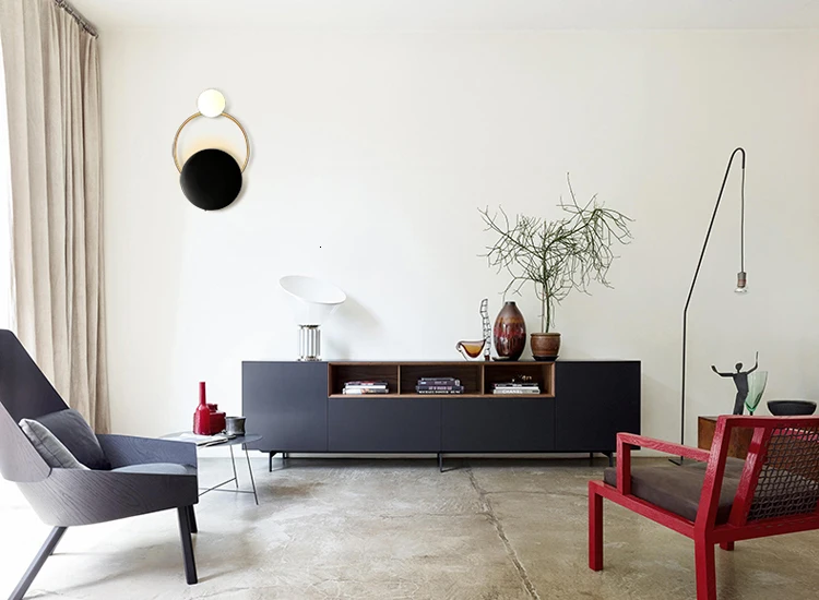 Post Designer Originality Bedroom A Living Room Model Between Concise Personality Arts Light Luxurious Bedside Wall Lamp Have