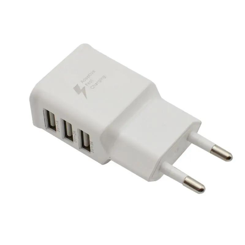 3 порта USB настенное зарядное устройство стандарт ЕС США штекер телефона планшета Быстрая Зарядка адаптер интеллектуальное USB зарядное устройство для путешествий