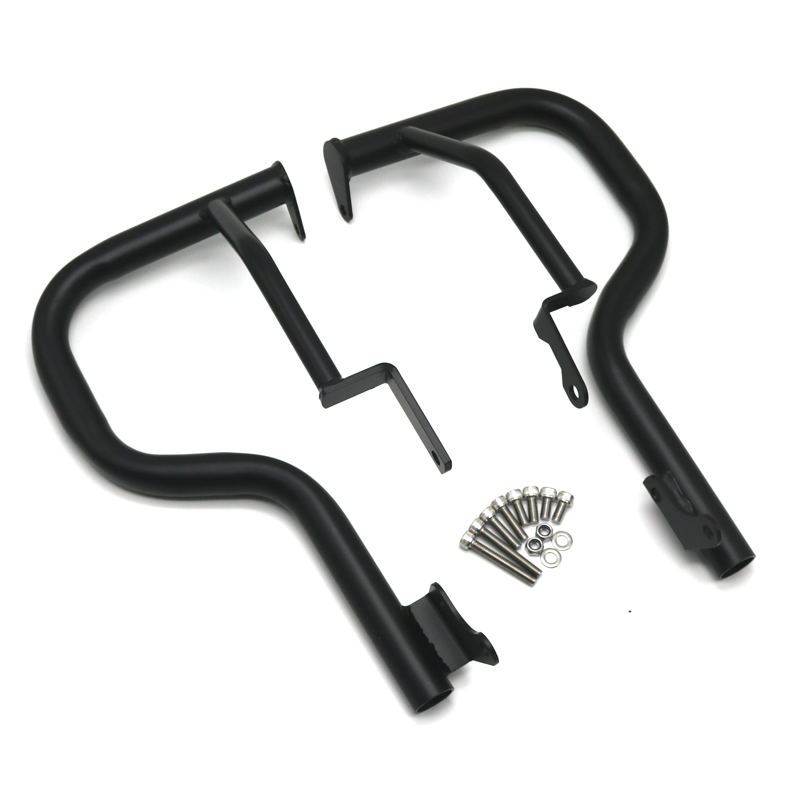 black Для Кавасаки VN650 Vulcan S 650 EN650- 18 16 17 мотоциклетные детали двигателя бампер столкновения стальное защитное устройство сталь - Цвет: black