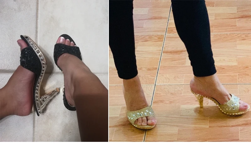 VTOTA/женские шлепанцы; босоножки на высоком каблуке и платформе; коллекция года; стразы; Sandalias Mujer sapato feminino; женская обувь; женские шлепанцы; R43