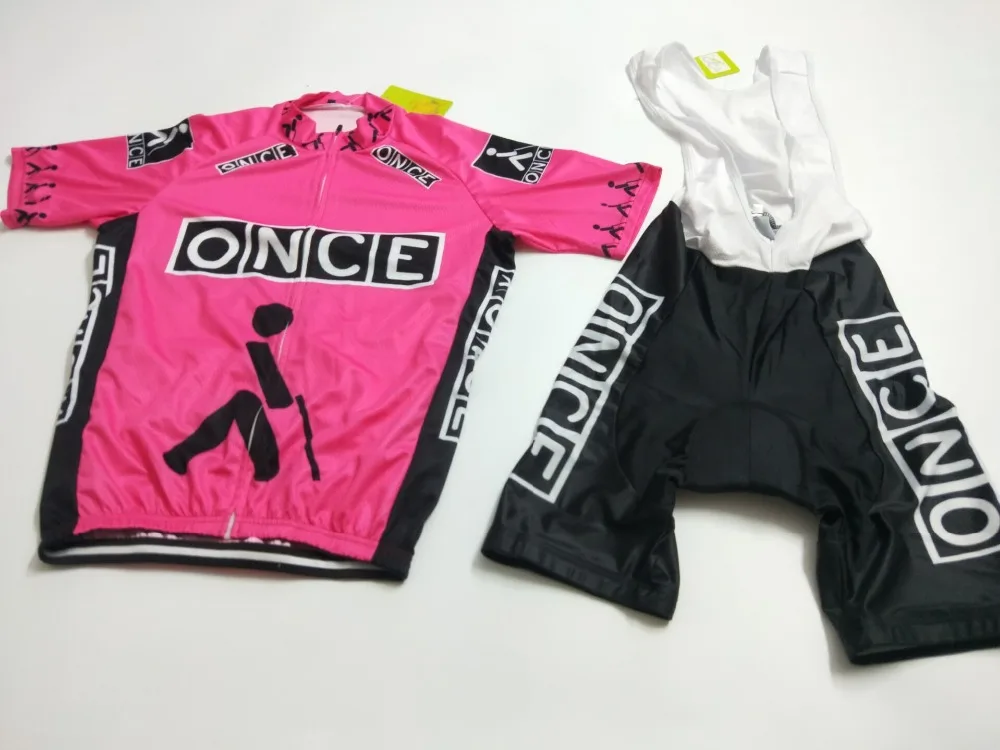 Jersey Bib Shorts Розовый летний мужской комплект Джерси для велоспорта с нагрудником Ropa De Ciclismo Maillot Ciclismo быстросохнущая велосипедная одежда Pro Team - Цвет: Jersey Bib Shorts