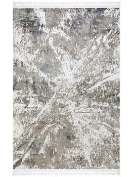 

Quantity Surveying Lounge 2 'x 3' Viscose Brown/Blue Runner Rug