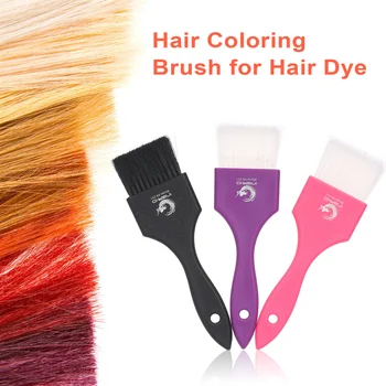 

2019New 1PCS Hair Dyeing Brush Hair Tint Brush Hair Coloring Brush Hairdressing Brushes for Hair Dye Soft Bristle Hair Painting