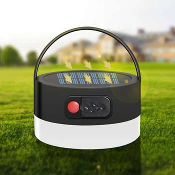 

Solar Tent Light Outdoor Camping Waterproof Portable Four-Speed Dimmable Solar Light
